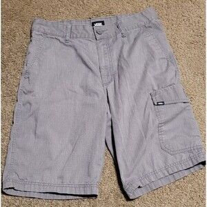 Vans Shorts Mens 30 Cargo Chino Grey Khaki Surfer Surfing Outdoors Casual (A004)